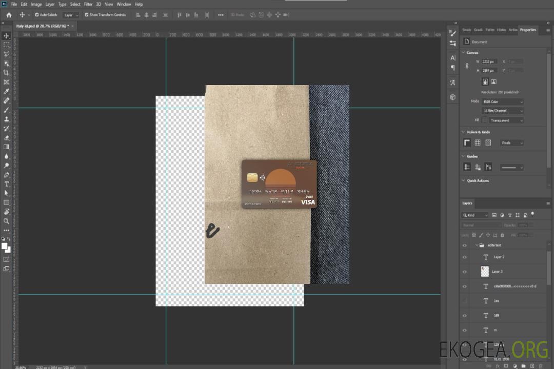 Photolook de la carte visa de la banque Ancoria de Chypre avant template Photolook de la carte visa de la banque Ancoria de Chypre avant template